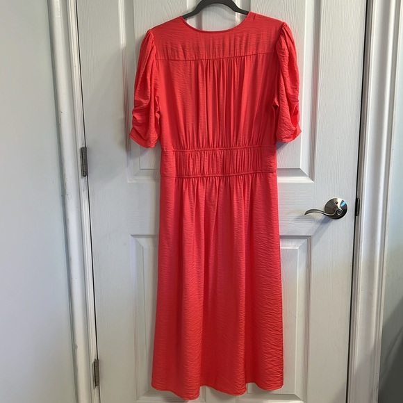 Pink‎ BA&SH Linda Midi Dress Size Medium - Picture 9 of 10